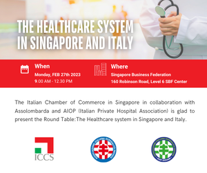 thumbnails Round Table: The Healthcare system in Singapore and Italy.